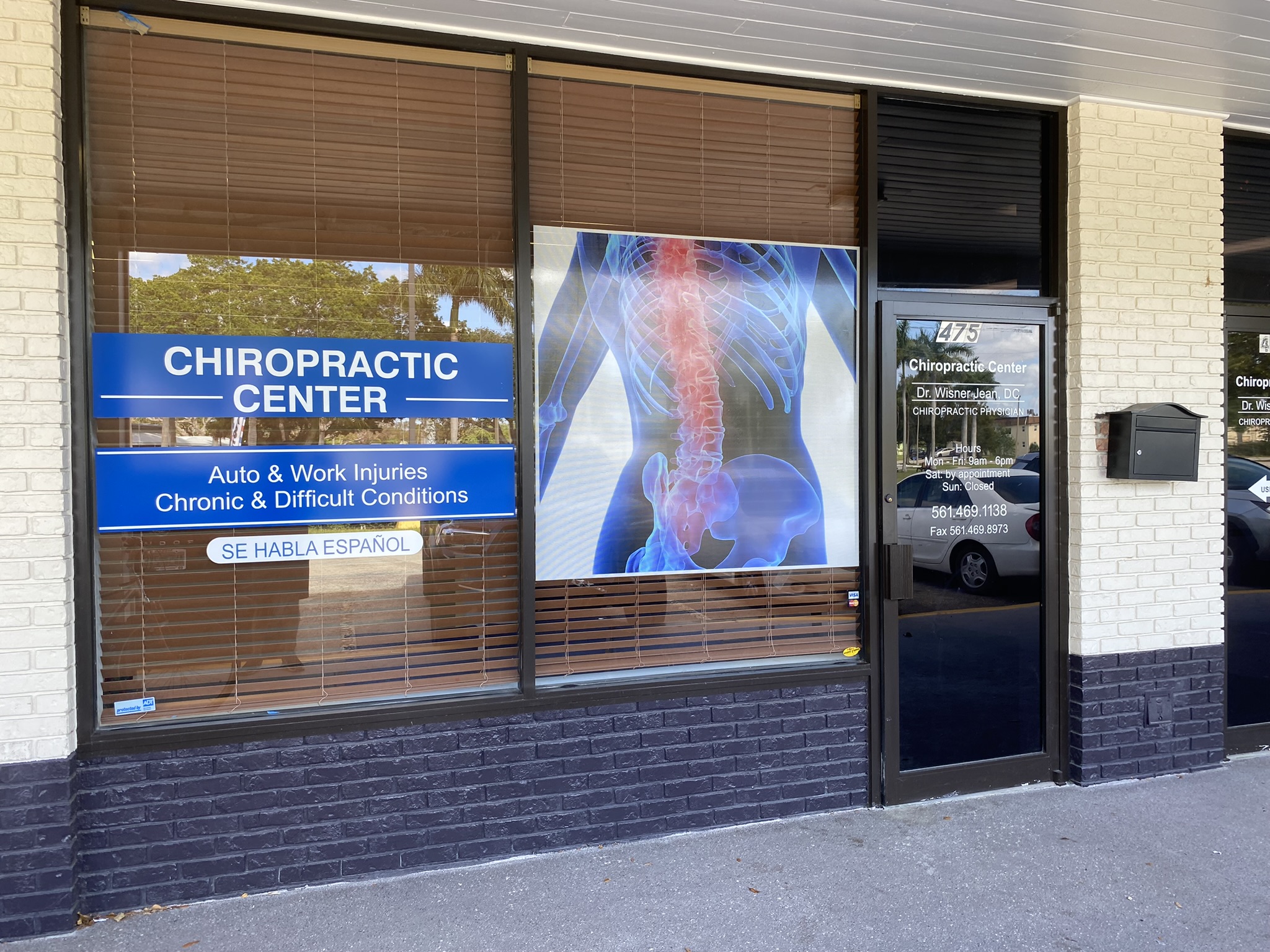 Full color window graphics installation